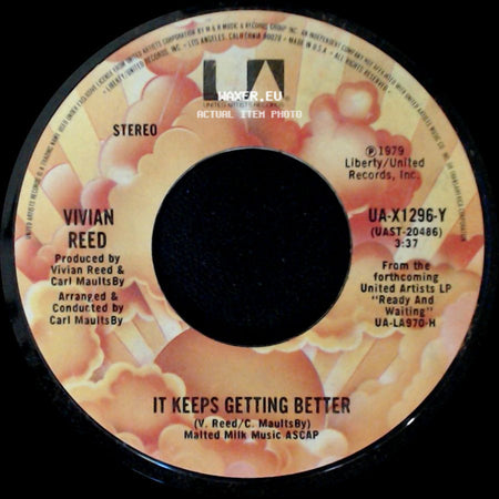 Vivian Reed - Ready And Waiting / It Keeps Getting Better side B