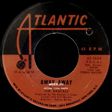 The Rascals - Away Away / See side A