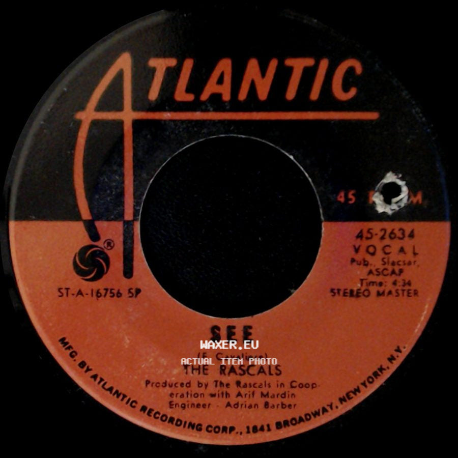 The Rascals - Away Away / See side B