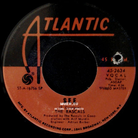 The Rascals - Away Away / See side B