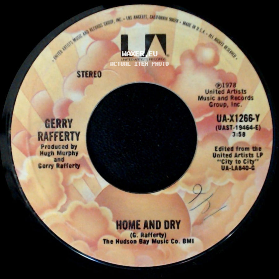 Gerry Rafferty - Home And Dry / Mattie's Rag side A
