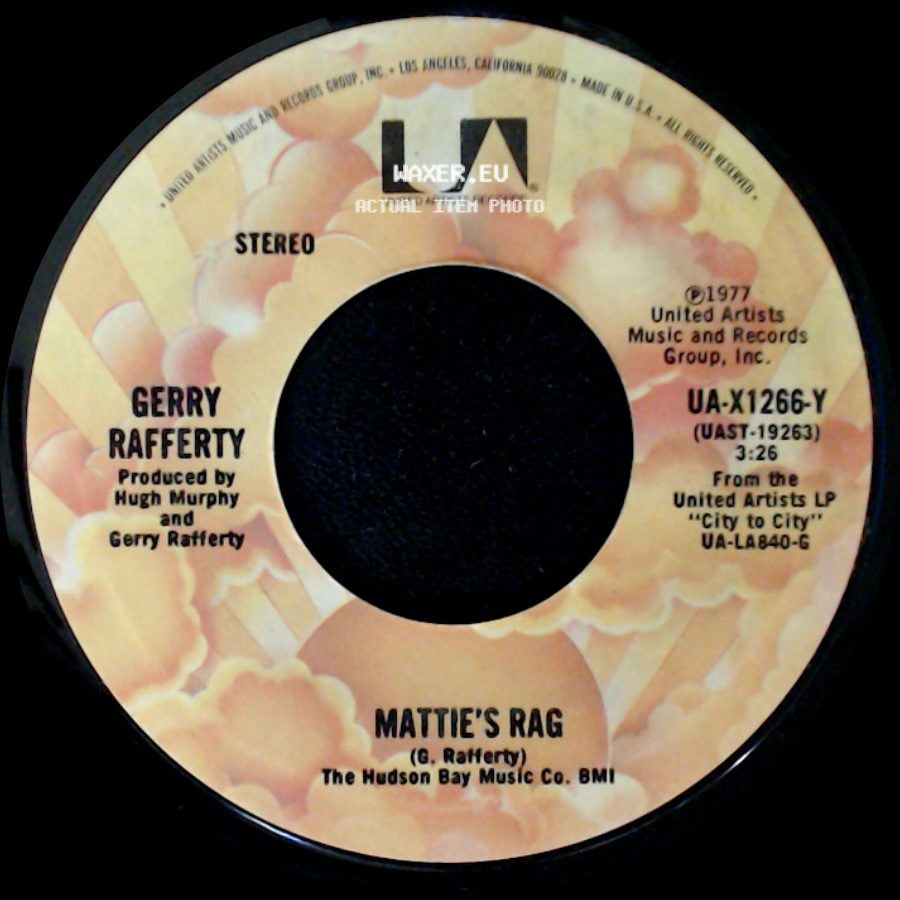 Gerry Rafferty - Home And Dry / Mattie's Rag side B