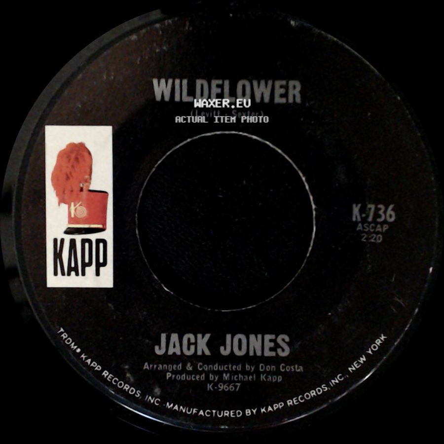 Jack Jones - Wildflower / The Weekend side A