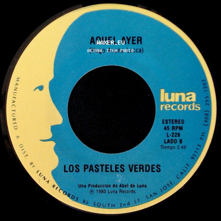 Los Pasteles Verdes - El Solitario (D.A.R) / Aquel Ayer side B