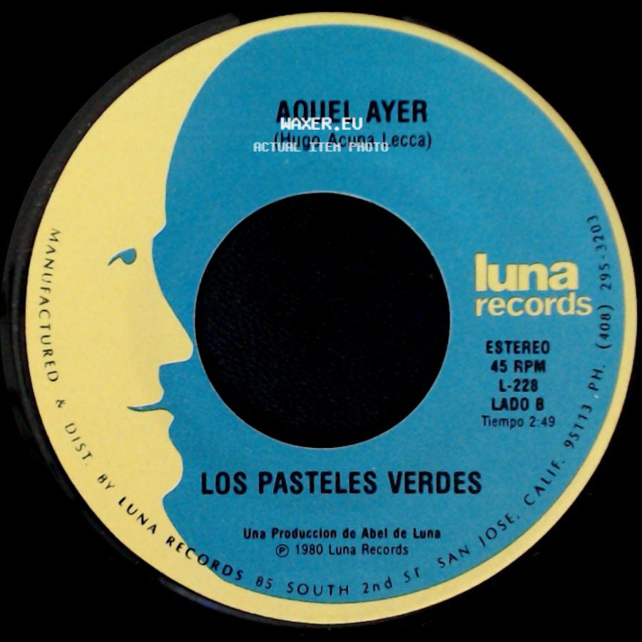 Los Pasteles Verdes - El Solitario (D.A.R) / Aquel Ayer side B