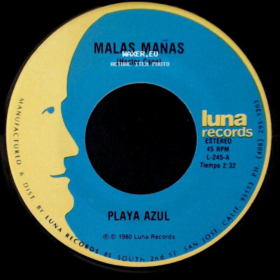 Playa Azul - Malas Mañas / Morenita Encantadora side A