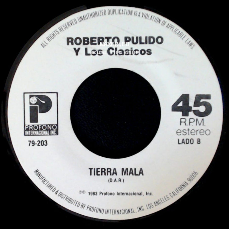 Roberto Pulido Y Los Clasicos - Al Diablo Con Las Mujeres / Tierra Mala side B