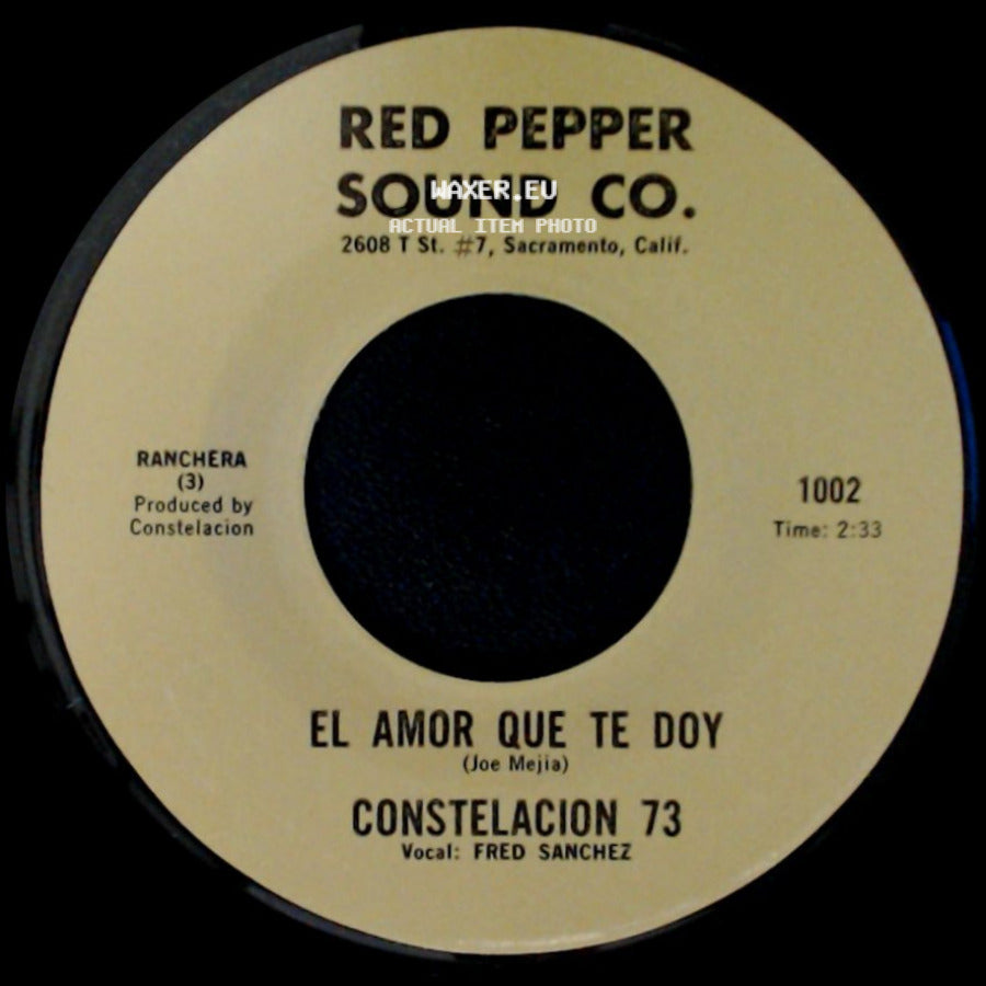 Constelacion 73 - Dichoso / El Amor Que Te Doy side B