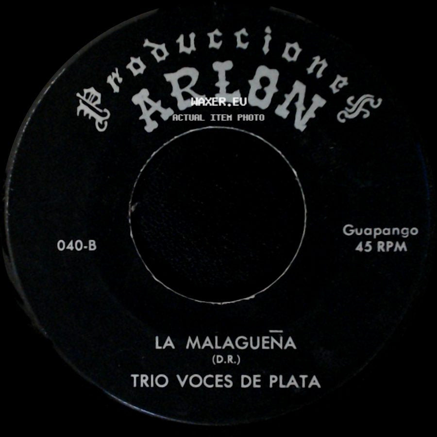 Trio Voces De Plata - La Malagueña / Alma Llanera side A