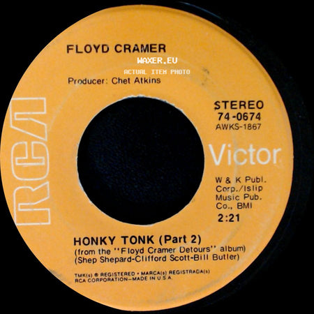Floyd Cramer - Honky Tonk (Part 2) / Detour side A