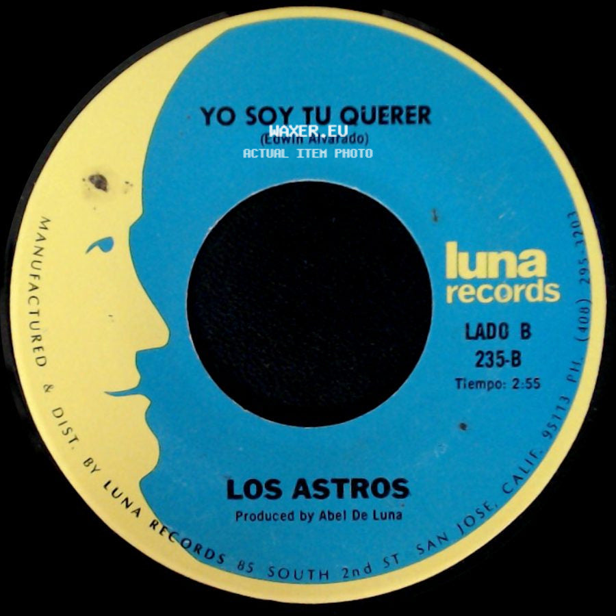 Los Astros - Tres Dias / Yo Soy Tu Querer (Edwin Alvarado) side B