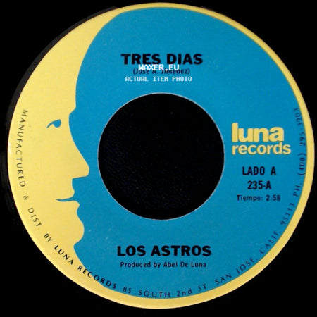 Los Astros - Tres Dias / Yo Soy Tu Querer side A