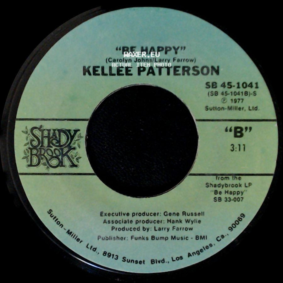 Kellee Patterson - If It Don't Fit, Don't Force It / Be Happy side B