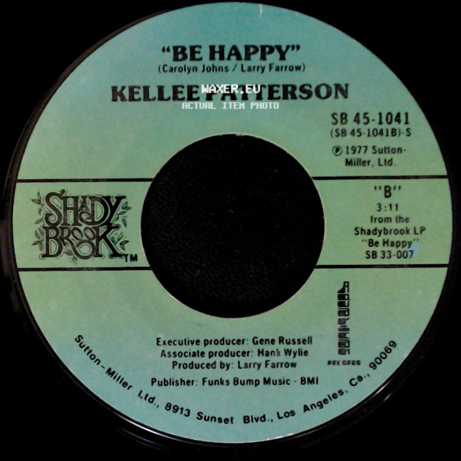 Kellee Patterson - If It Don't Fit, Don't Force It / Be Happy side B