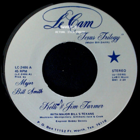 Kelli & Jim Farmer / Kelli & Ron Williams - Texas Trilogy / Saturday Night At Cains side A