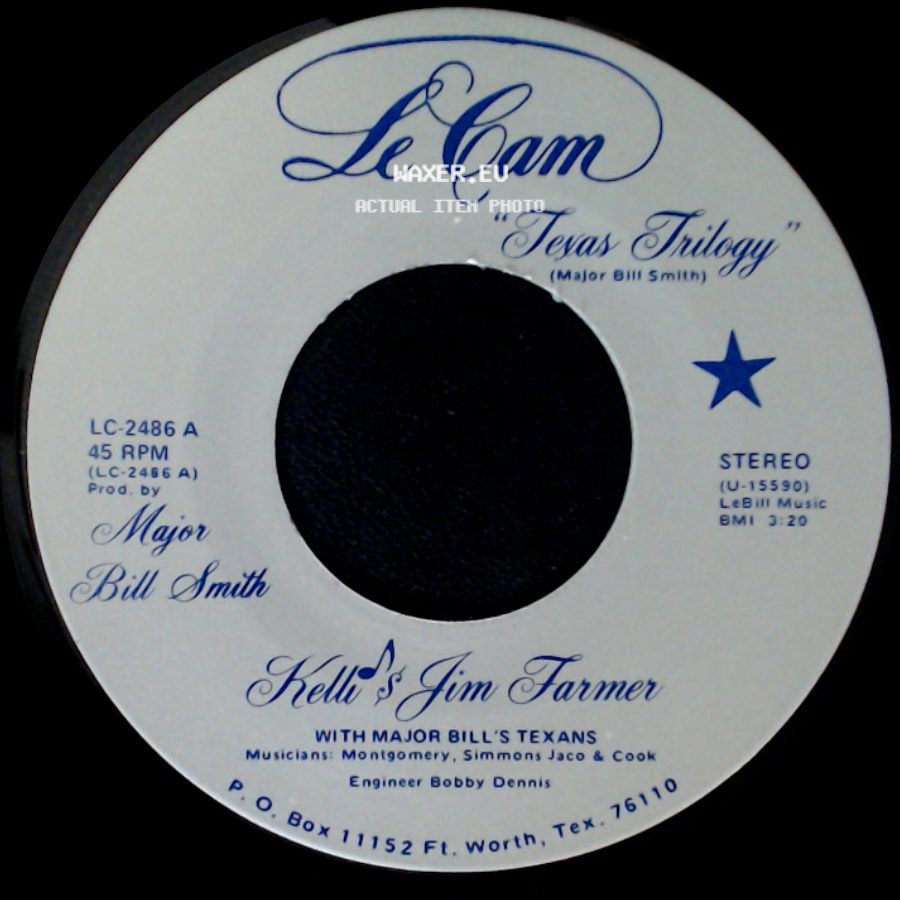 Kelli & Ron Williams / Kelli & Jim Farmer - Saturday Night At Cains / Texas Trilogy side B