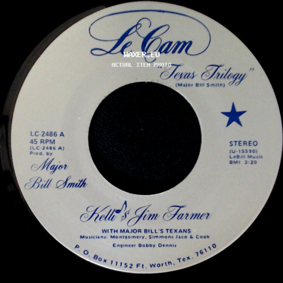Kelli & Jim Farmer / Kelli & Ron Williams - Texas Trilogy / Saturday Night At Cains side A