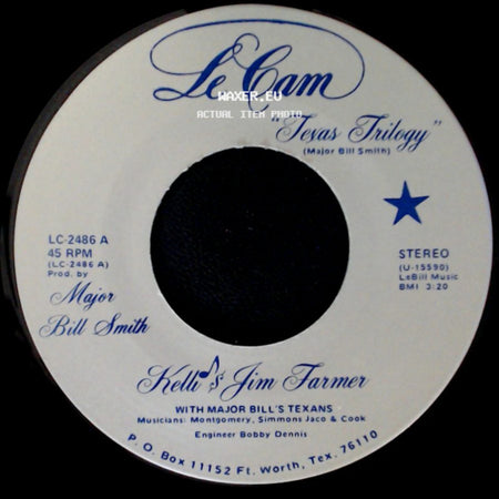 Kelli & Jim Farmer / Kelli & Ron Williams - Texas Trilogy / Saturday Night At Cains side A