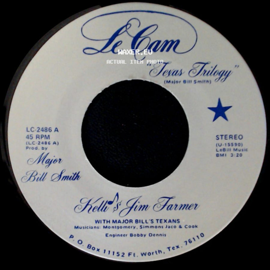 Kelli & Jim Farmer / Kelli & Ron Williams - Texas Trilogy / Saturday Night At Cains side A