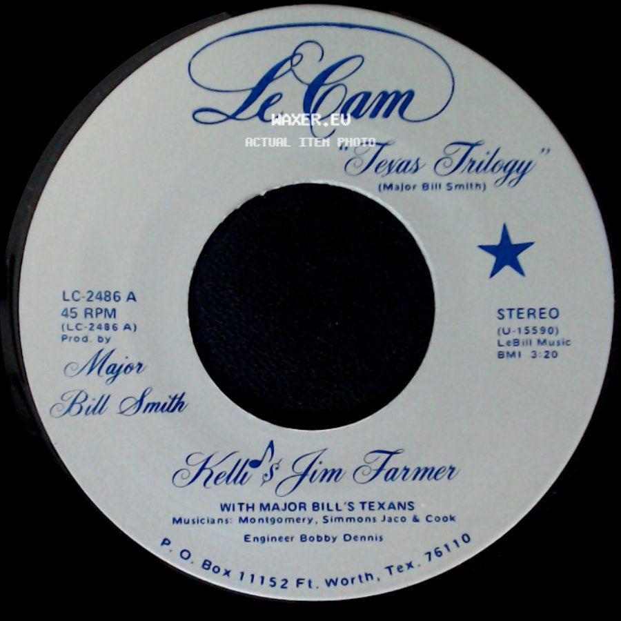 Kelli & Ron Williams / Kelli & Jim Farmer - Saturday Night At Cains / Texas Trilogy side B