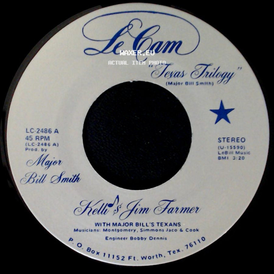 Kelli & Jim Farmer / Kelli & Ron Williams - Texas Trilogy / Saturday Night At Cains side A