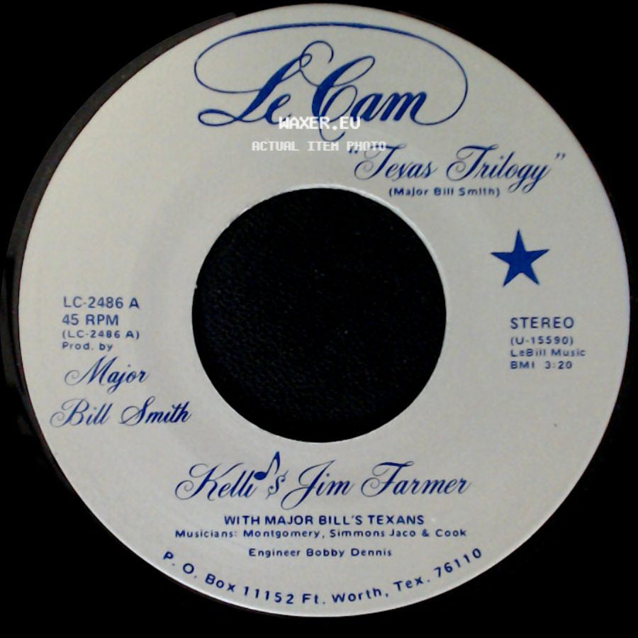Kelli & Ron Williams / Kelli & Jim Farmer - Saturday Night At Cains / Texas Trilogy side B