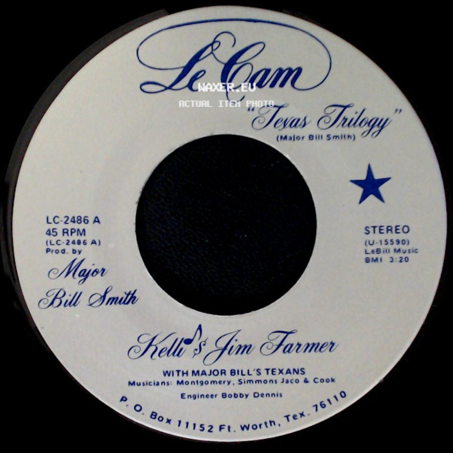 Kelly & Jim Farmer / Kelli & Ron Williams - Texas Trilogy / Saturday Night At Cains side A