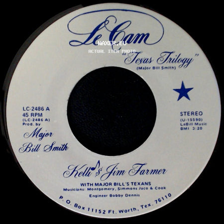 Kelly & Jim Farmer / Kelli & Ron Williams - Texas Trilogy / Saturday Night At Cains side A