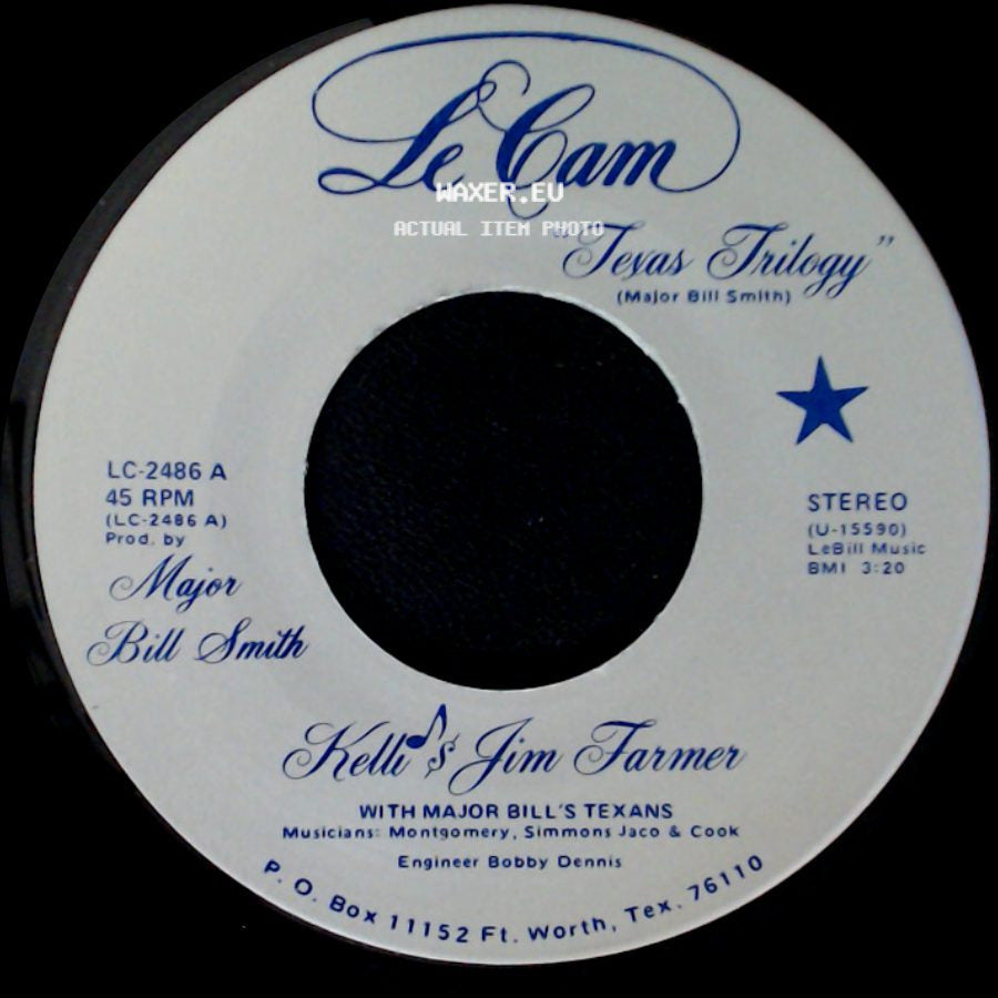 Kelli & Jim Farmer / Kelli & Ron Williams - Texas Trilogy / Saturday Night At Cains side A