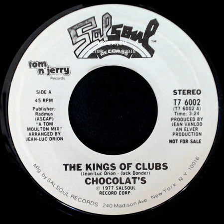 Chocolat's - The Kings Of Clubs / Orfeu Negro side A