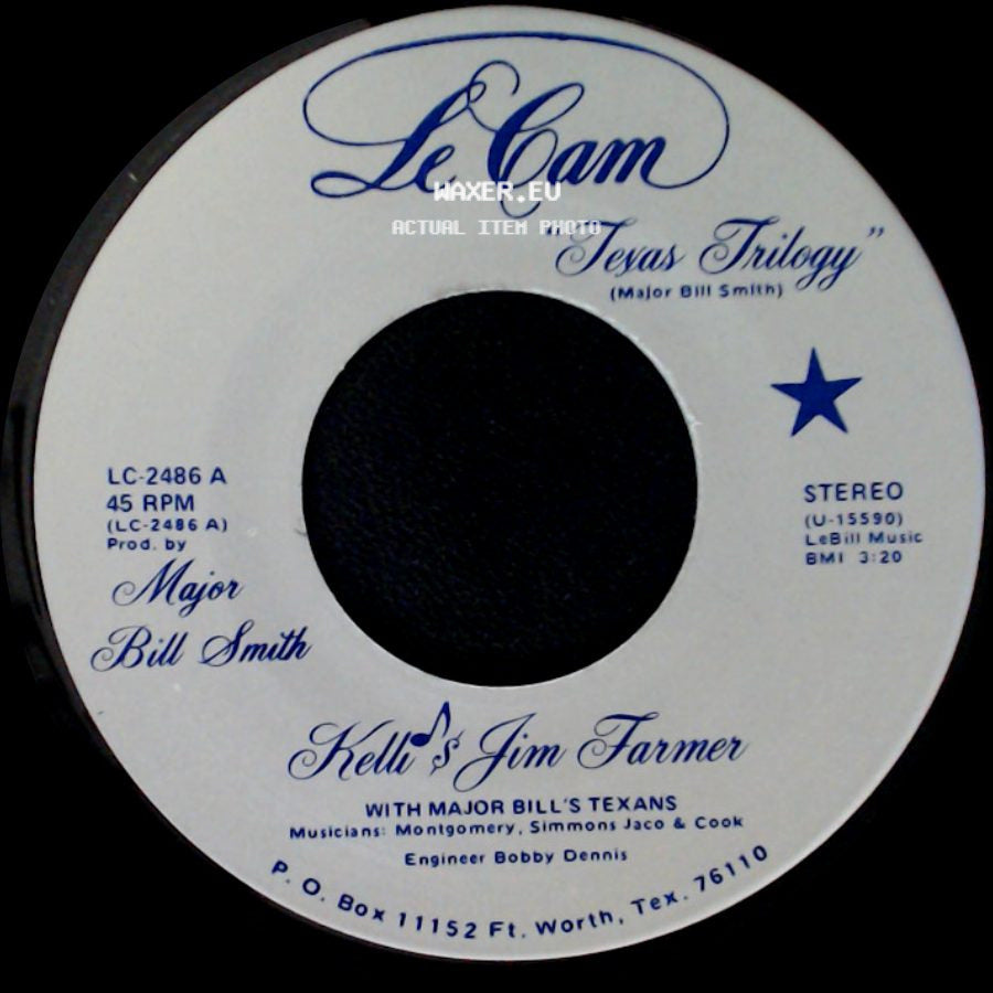 Kelli's Jim Farmer / Kelli & Ron Williams - Texas Trilogy / Saturday Night At Cains side A