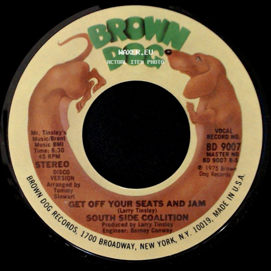 South Side Coalition - Get Off Your Seats And Jam / Get Off Your Seats And Jam side A