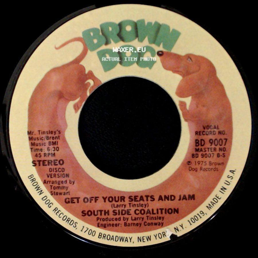 South Side Coalition - Get Off Your Seats And Jam / Get Off Your Seats And Jam side A