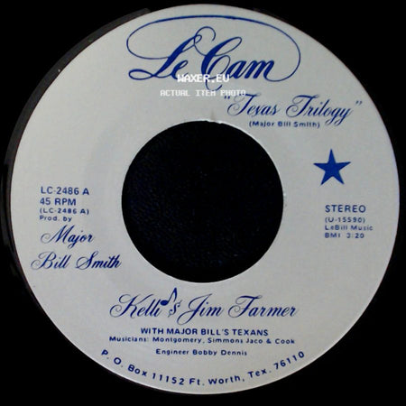 Kelli & Ron Williams / Kelli & Jim Farmer - Saturday Night At Cains / Texas Trilogy side B