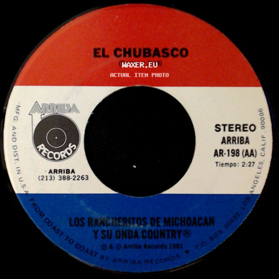 Los Rancheritos De Michoacan Y Su Onda Country - El Chubasco / Piquetes De Hormiga side A