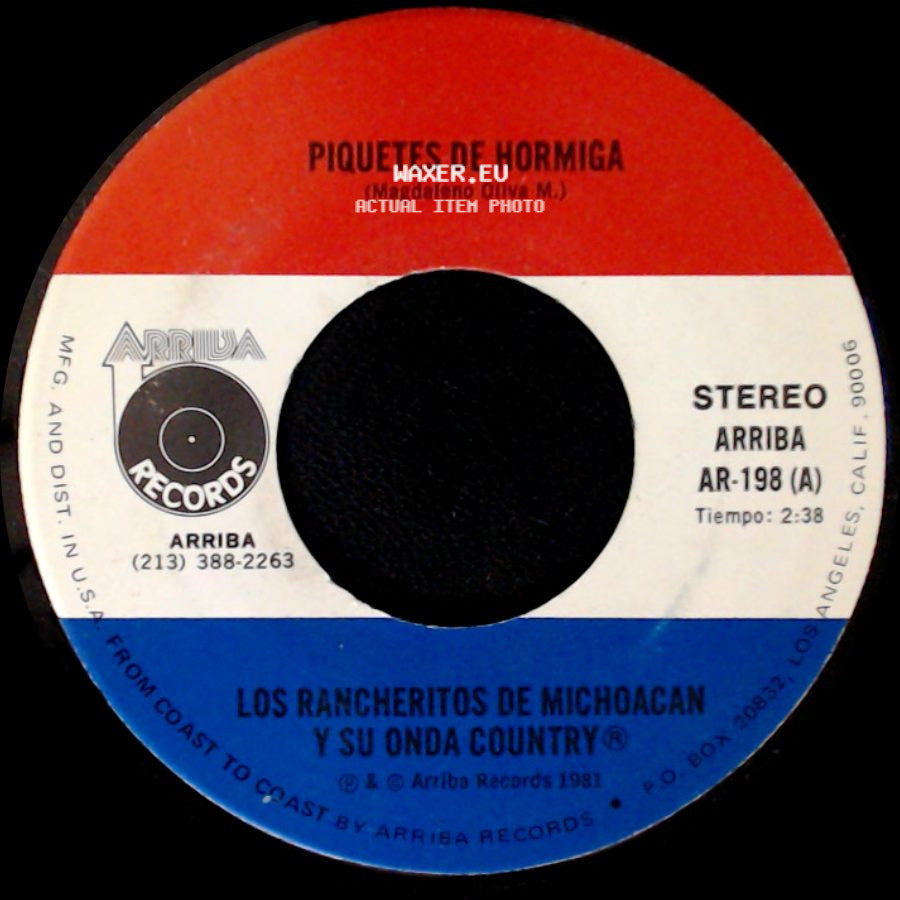 Los Rancheritos De Michoacan Y Su Onda Country - El Chubasco / Piquetes De Hormiga side B