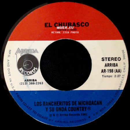 Los Rancheritos De Michoacan Y Su Onda Country - El Chubasco / Piquetes De Hormiga side A