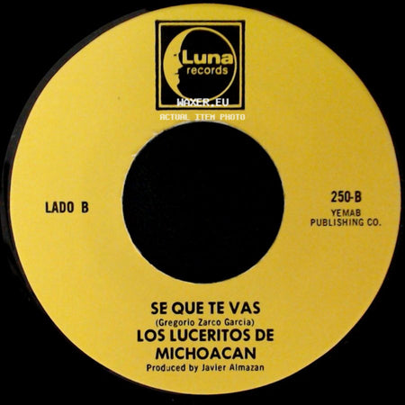 Los Luceritos De Michoacan - Flor De Las Flores / Se Que Te Vas side B