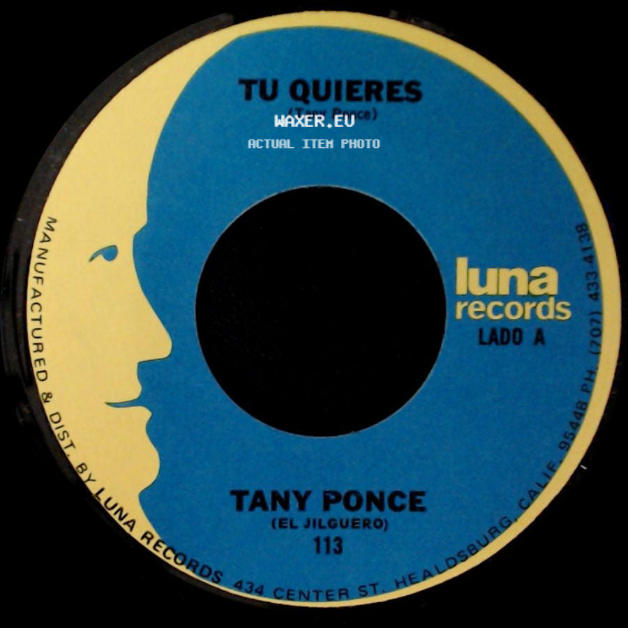 Tany Ponce - Tu Quieres / El Jardinero side A