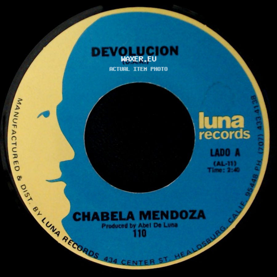 Chabela Mendoza - Devolucion / Con La Misma Vara side A