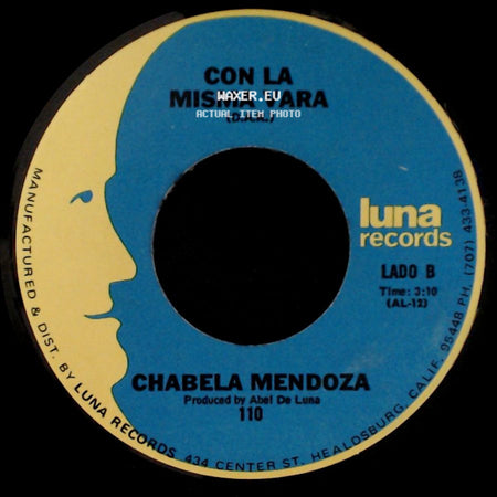 Chabela Mendoza - Devolucion / Con La Misma Vara side B
