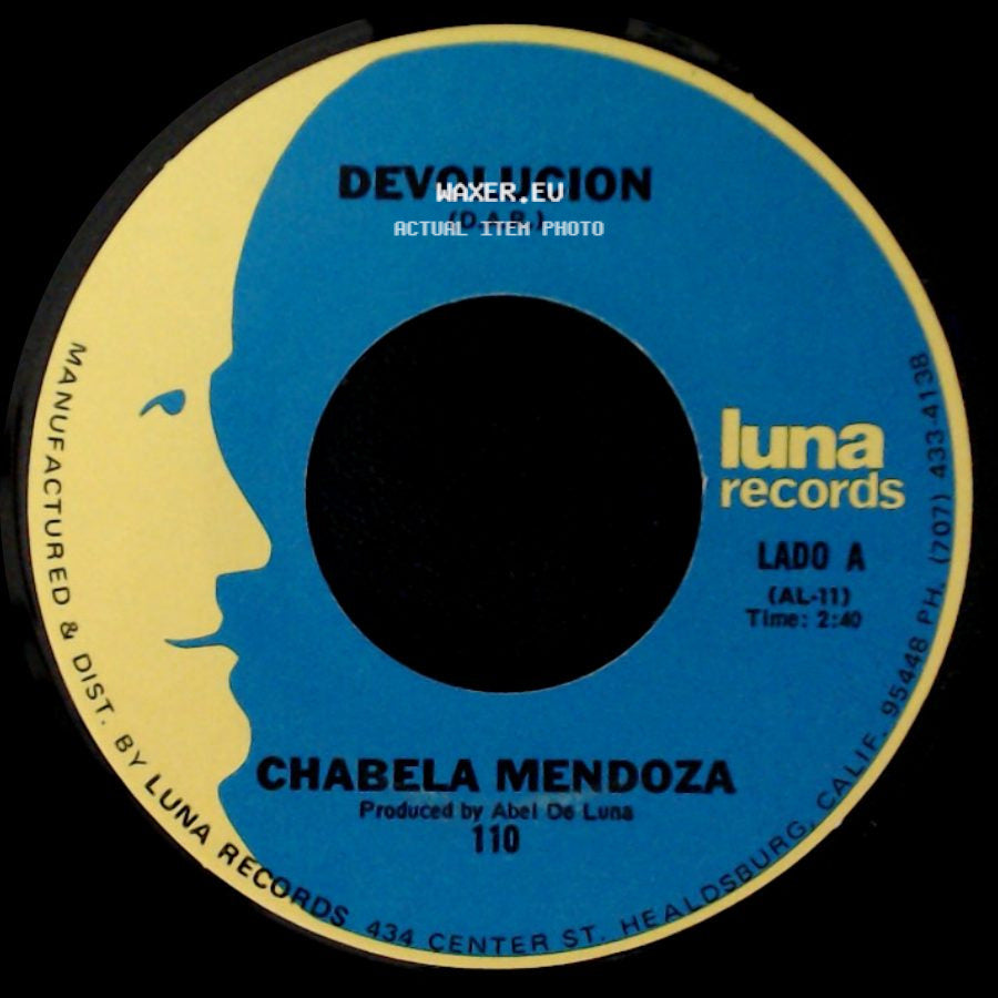 Chabela Mendoza - Devolucion / Con La Misma Vara side A