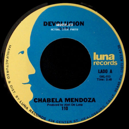 Chabela Mendoza - Devolucion / Con La Misma Vara side A