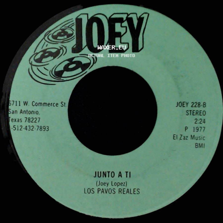 Los Pavos Reales - Son Tus Perjumenes Mujer / Junto A Ti side B