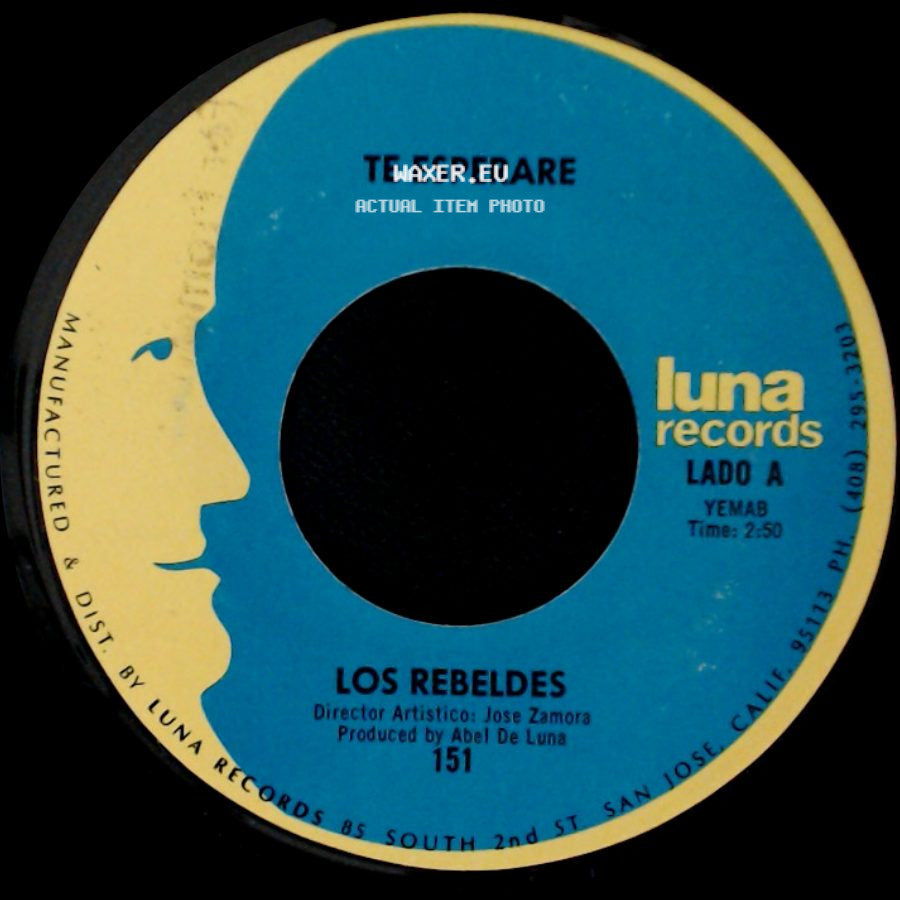 Los Rebeldes - Te Esperare / Alma Corazon Y Vida side A