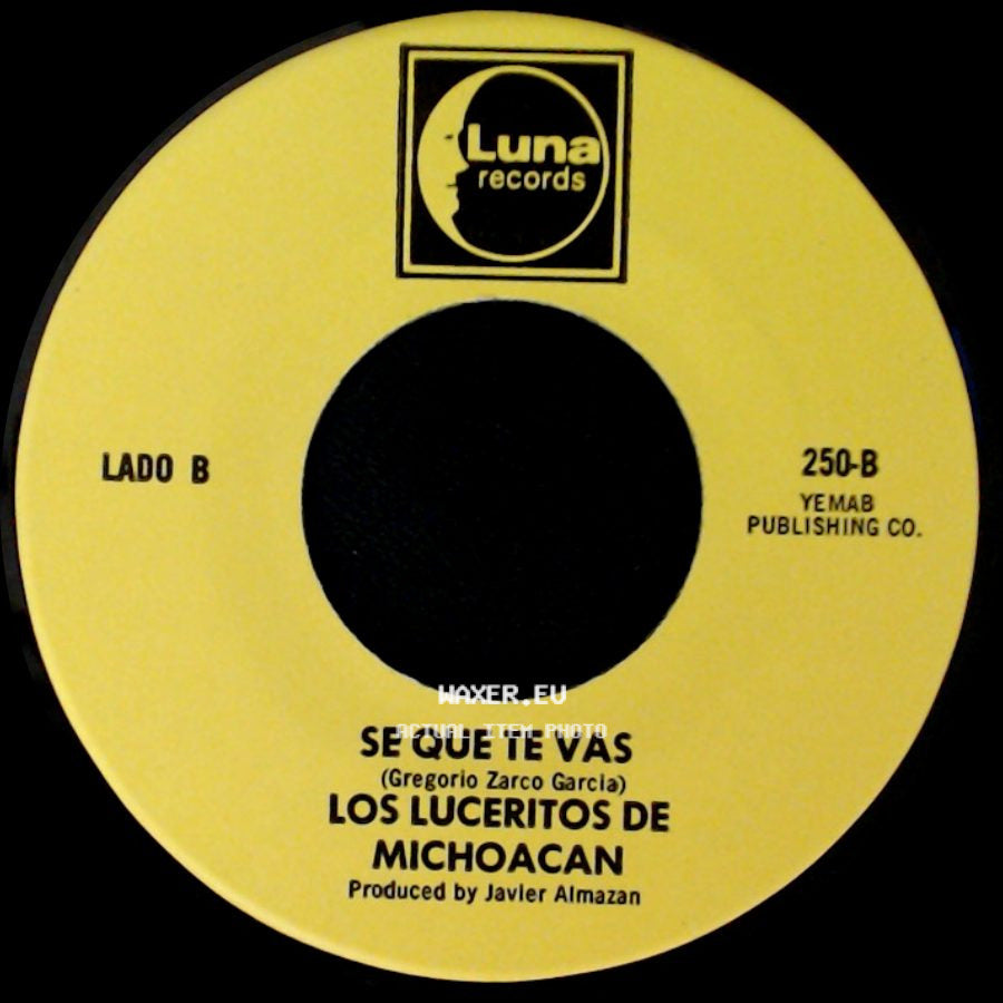 Los Luceritos De Michoacan - Flor De Las Flores / Se Que Te Vas side B