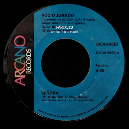 Rocio Jurado - Señora / Amores A Solas side A