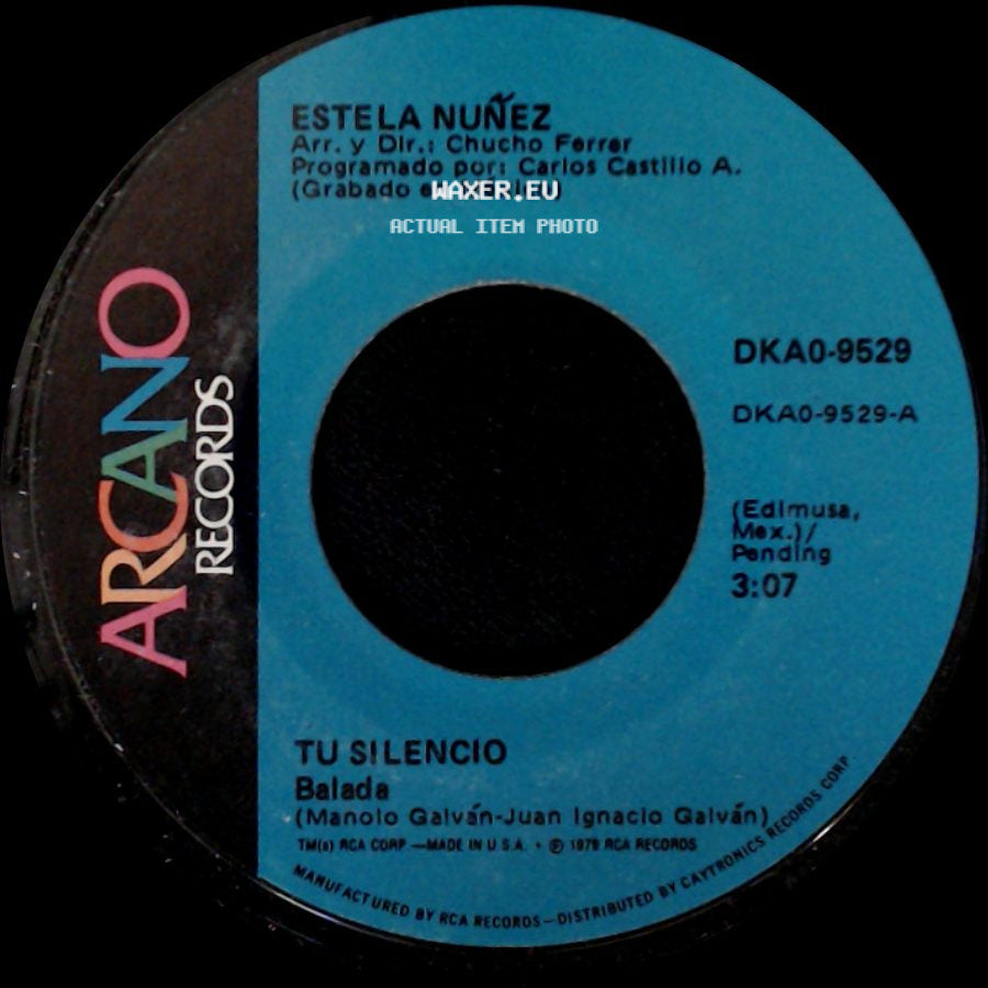 Estela Nuñez - Tu Silencio / Mas Que Amigos "Meine Freunde Sind Mie Traume" side A