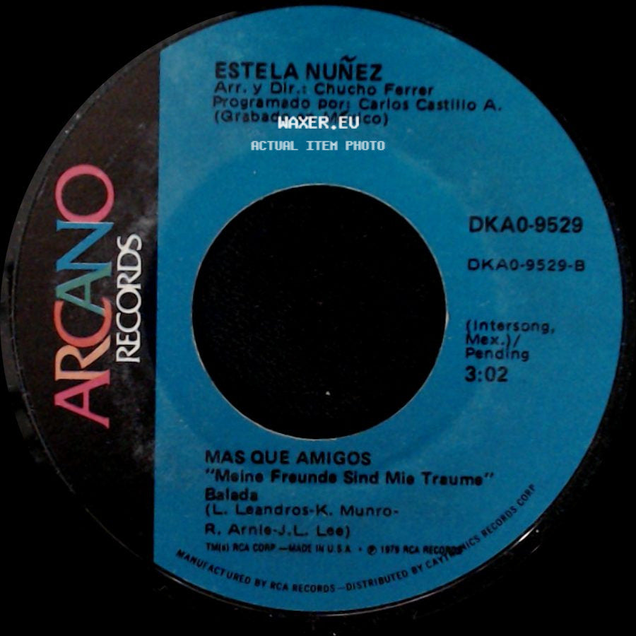 Estela Nuñez - Tu Silencio / Mas Que Amigos "Meine Freunde Sind Mie Traume" side B