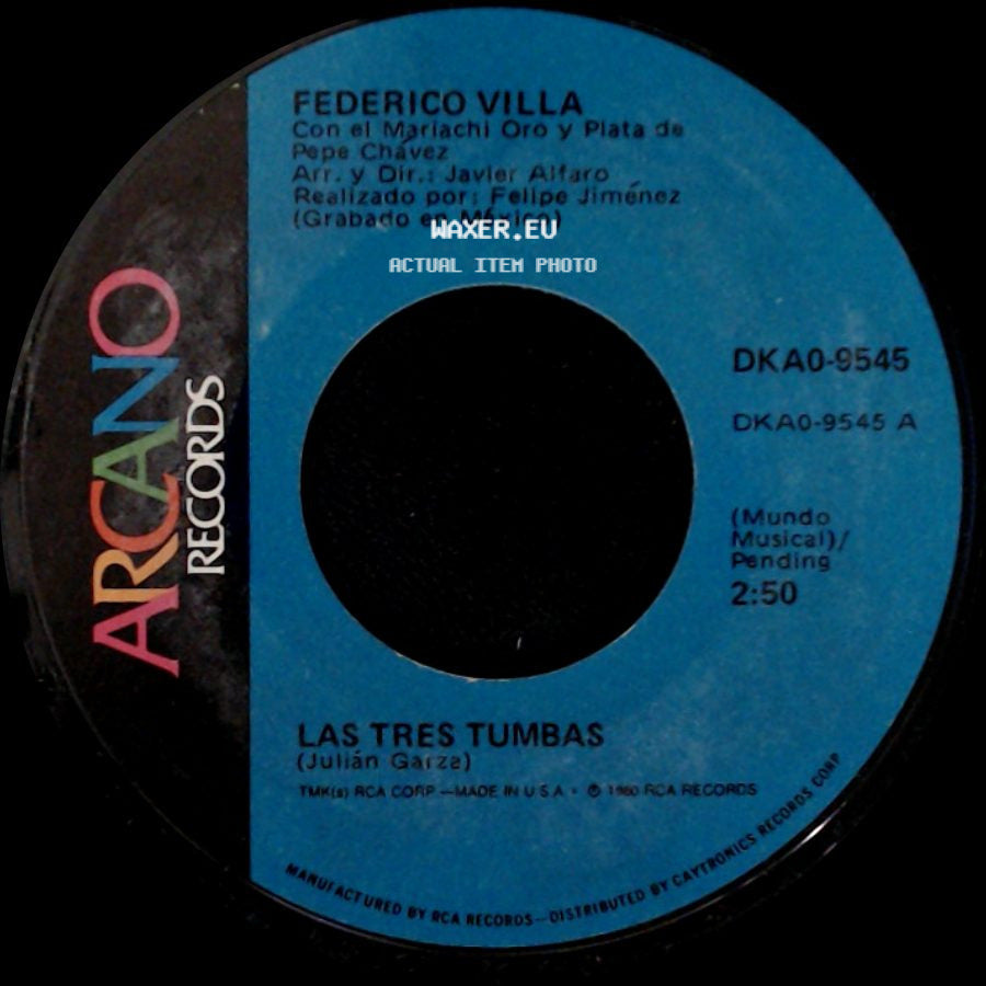 Federico Villa - Las Tres Tumbas / Los Papeles Se Han Cambiado side A